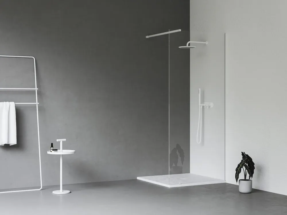 Ravak Walk In Wall szett - 90 zuhanykabin Fehér matt+transparent, 1 merevítővel (GW9W70E0SZ1) Utolsó esély