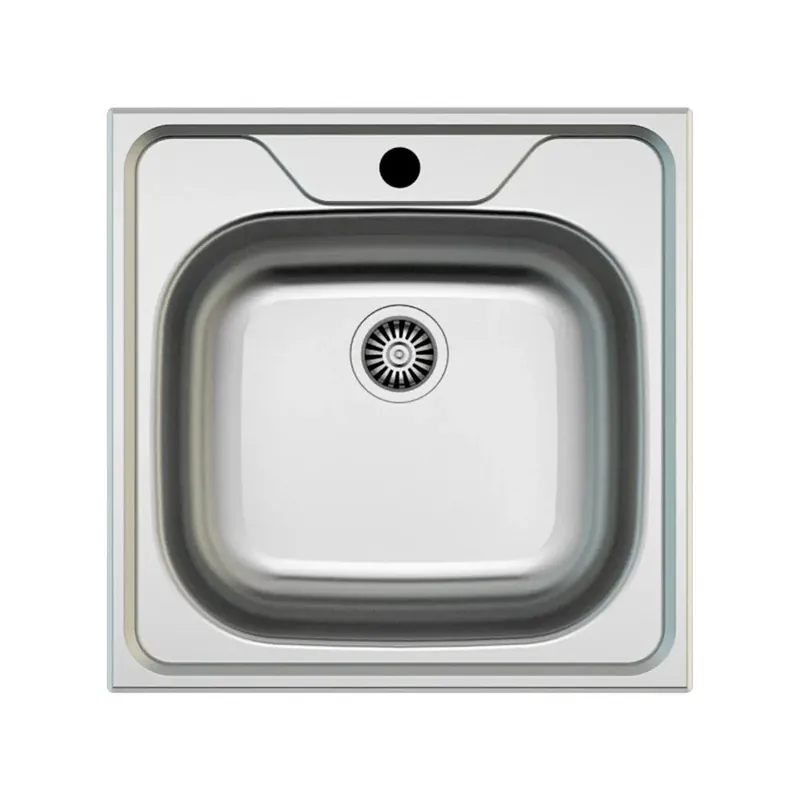 Azonnal elérhető Mofém EVO2 1B rozsdamentes acél mosogatótálca, 1 medencés, 480x480mm (760012804)