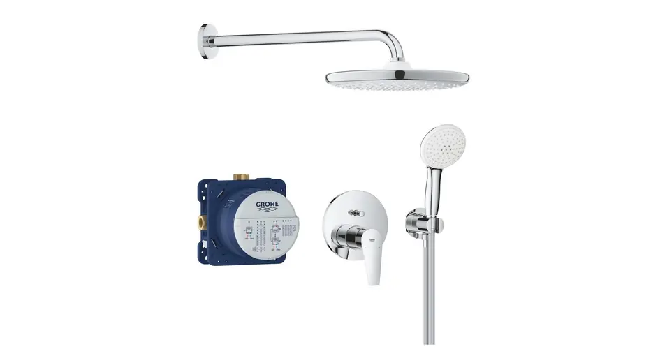 Prémium GROHE Bauedge rejtett zuhanyrendszer Tempesta 250 fejzuhannyal