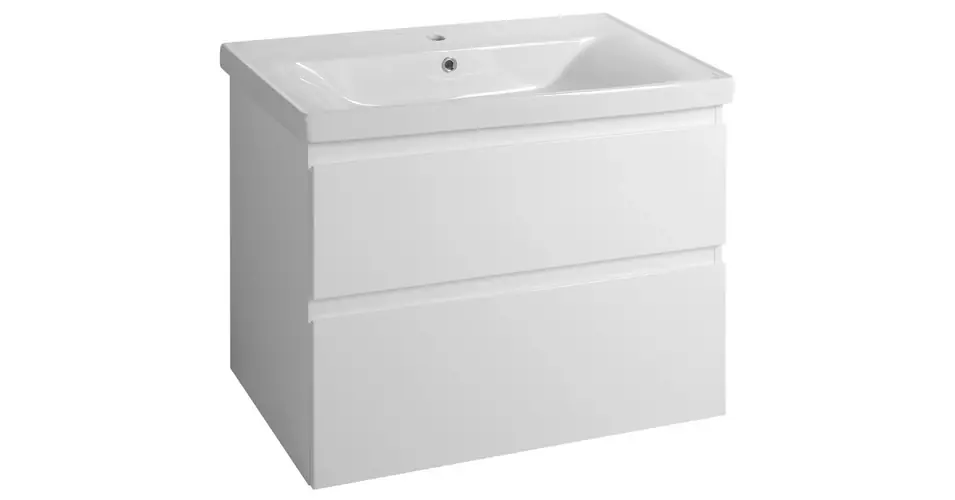 Bestseller AQUALINE Altair mosdótartó szekrény, 77,5×60×45 cm, fehér