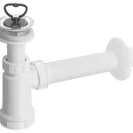 BRUCKNER mosdószifon, inox tálkával, gumi dugóval, 5/4", 40 mm Újdonság