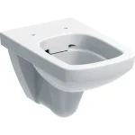 Prémium GEBERIT Selnova Square fali WC, mélyöblítésű, Rimfree