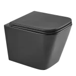 Azonnali szállítás WELLIS Aurora Black tornado ultracsendes fali rimless WC