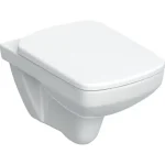 Rendeld meg most GEBERIT Selnova Square fali WC, mélyöblítésű, Rimfree, WC-ülőkével
