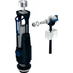 GEBERIT 240-333 típusú öblítő és töltőszelep, 2 mennyiséges öblítés, oldalsó vízcsatlakozás, 3/8", sárgaréz csatlakozó Árengedmény