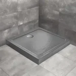 Ajánlat RADAWAY Doros Stone C szögletes akril zuhanytálca előlappal, antracit