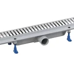 Biztonságos fizetés BRUCKNER padlóösszefolyó, inox ráccsal, DN50