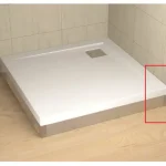 Akciós ár RADAWAY zuhanytálca előlap végzáró elem - króm