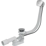 Szuper akció ALCA hidromasszázs kádszifon, króm, 57 cm