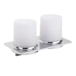 BEMETA Organic fali dupla szappanadagoló, 200×115×100 mm, 200 ml, tejüveg/króm Olcsóbb