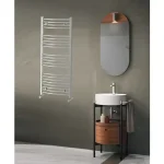 TECHNIK THERM Angora íves törölközőszárító radiátor, króm, 600×1400 Expressz kézbesítés