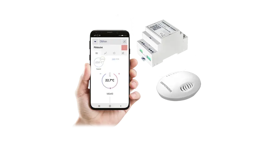 Akciós ár COMPUTHERM B300RF Wi-Fi szobatermosztát vezeték nélküli hőérzékelővel