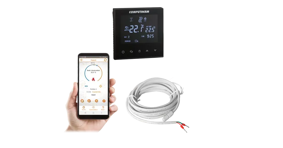 COMPUTHERM E300 Wi-Fi termosztát radiátoros- és padlófűtési rendszerekhez Utolsó esély