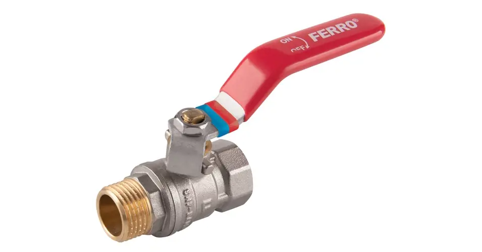 FERRO F-Comfort golyóscsap lapátkarral 1" KB PN20 Ne maradj le