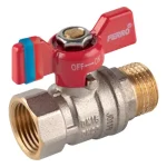 FERRO F-Comfort golyóscsap pillangókarral 1/2" KB PN20 Azonnali szállítás
