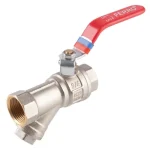 FERRO F-Comfort golyóscsap szűrővel, lapátkarral 3/4" BB PN16 Expressz szállítás