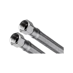 Vásárlói kedvenc INVENA acélborítású flexibilis bekötőcső 15 mm 3/4"×3/4" BB 80 cm