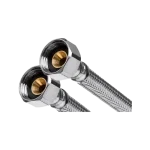 INVENA acélborítású flexibilis bekötőcső 1/2"×1/2" BB 60 cm Alacsony ár