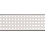 Csak ma ALCA drén folyóka rács 100 mm, rozsdamentes acél