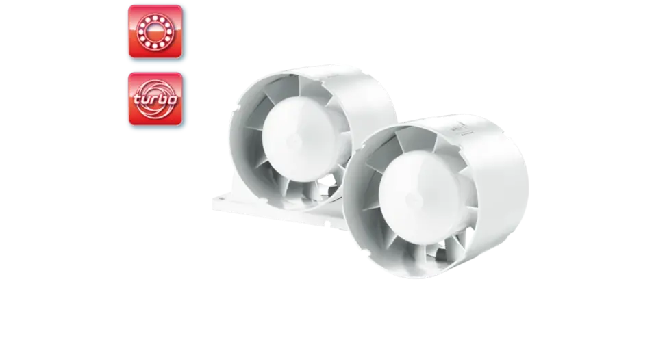 Vásárlói kedvenc VENTS 150 VKO1 L Turbo csőventilátor, golyóscsapágyas