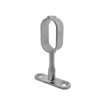 Akció Fém vállfatartó függő rúdtartó 71mm ovális nyitott Nikkel 12109