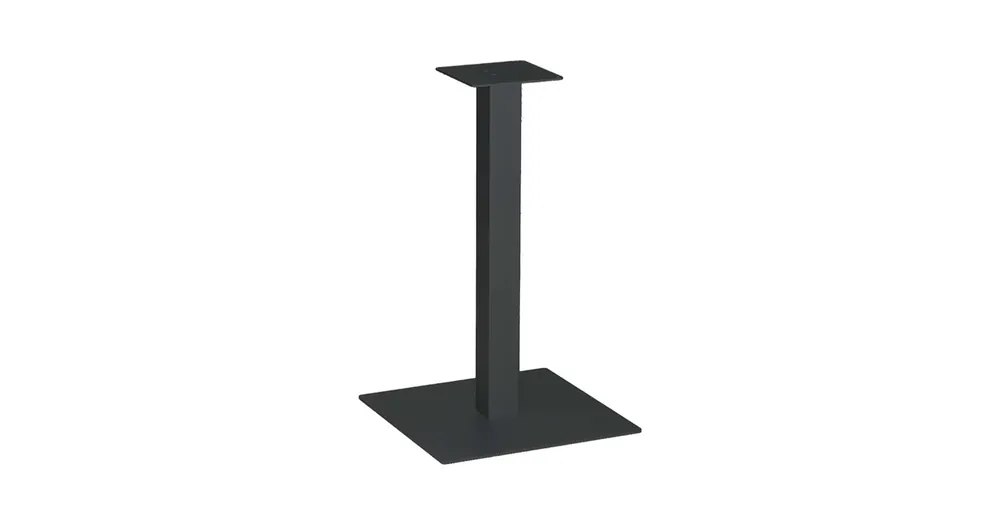 Asztalláb bisztró Szögletes 450x450mm Fekete Strong Outlet