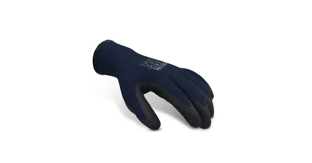 Poliészter kesztyű latex bevonattal XL-méret 12 pár / csomag Kedvezmény