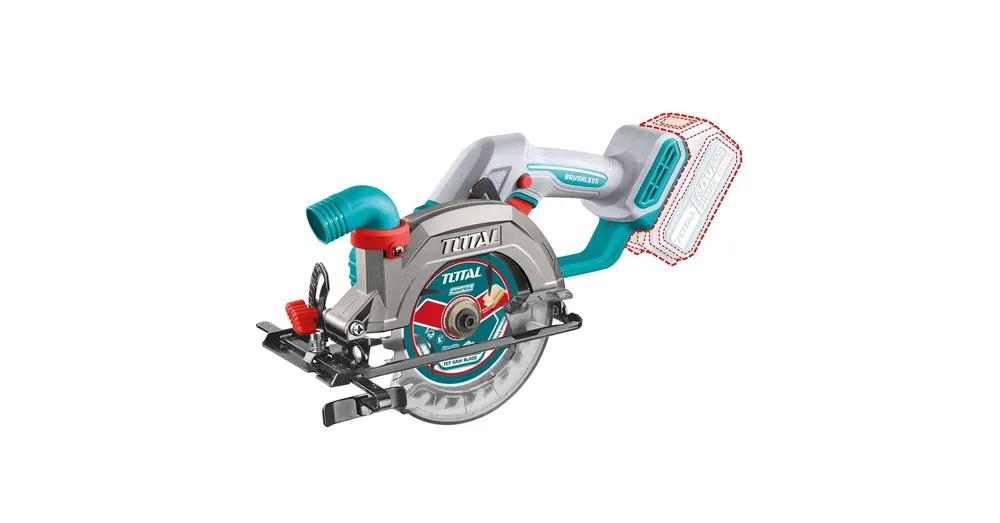 TOTAL Kézi Körfűrész 140mm - 6300prn/20V/P20S (Akku nélkül) Kihagyhatatlan ajánlat