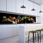 Prémium Konyhai hátfal Wallplex falburkoló Fruit Splash 60x120cm