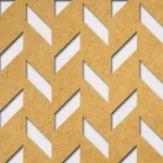 Perforált lemez Grezzo natur Hdf ERBE perforációval 1520x605x3mm Expressz szállítás