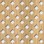 Expressz kézbesítés Perforált lemez Legno furnérozott Hdf-Franz perforációval Tölgy 1520x610x4mm