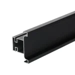 Legkelendőbb RiexTouch XG10 Gola osztóprofil, függőleges, 2900 mm, matt fekete