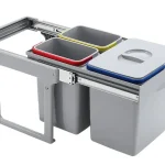 EKOTECH - Beépíthető hulladékgyűjtő EKKO EASY 40 - 1x16 liter+2x8 liter Prémium
