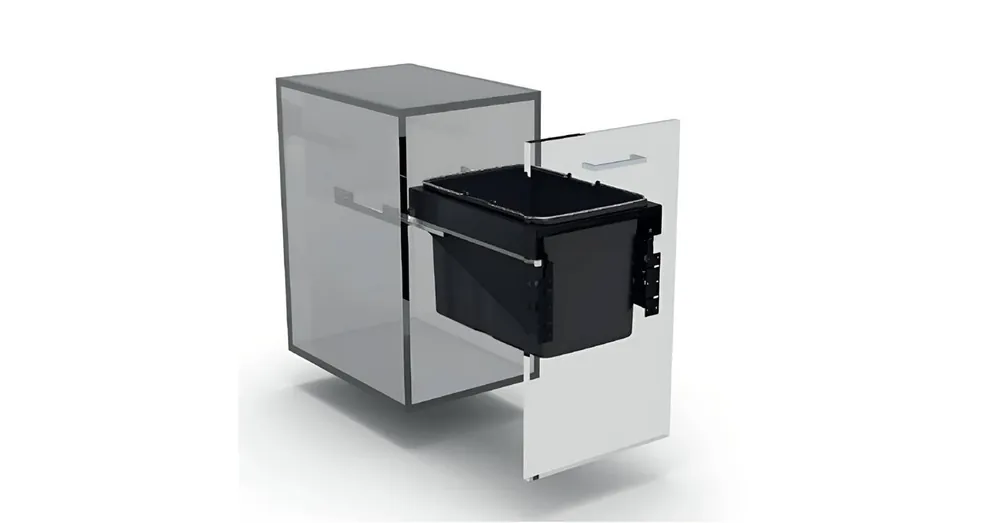 Legjobb ár EKOTECH - Beépíthető hulladékgyűjtő FRONT 40 - 1x34 liter