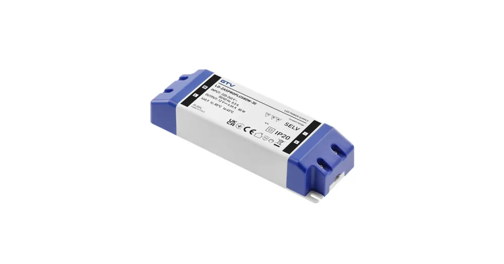 Olcsóbb Led transzformátor 80W 220-240V AC, 12V, IP20, 170x57x32mm