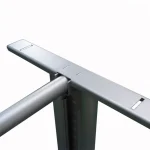 Irodabútor átkötő elem csöves 1600mm RAL9006 Alumínium Expressz szállítás