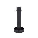 Azonnal elérhető Szekrényláb HETTICH 44748 Korrekt láb 70mm fekete