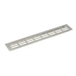 Kihagyhatatlan ajánlat Szellőzőrács 80x500mm Nemesacél imitáció