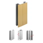 Outlet Lábazat előlap SCILM csatlakozó flexi 100mm Csiszolt Arany