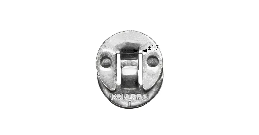 Csak ma KNAPP Rögzítő vasalat K070 DUO 30mm ML függesztési összekötő, oldalsó hézaggal