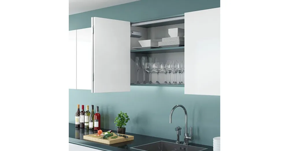 Biztonságos vásárlás HETTICH Harmónika WingLine S Push 6 pánttal 1200mm 3kg