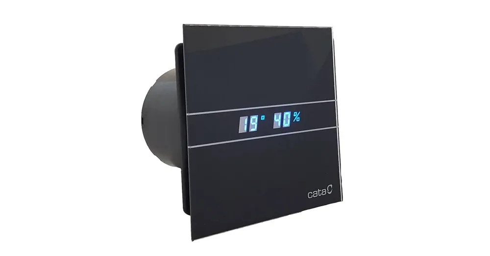 Nézd meg most Cata E-100MTH BK ventilátor metakrilát előlappal, utószellőztető és páraérzékelő funkcióval, fekete
