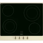 SMEG KERÁMIA FŐZŐLAP, Colonial design, 60 cm, 4 főzőzóna, bézs Biztonságos fizetés