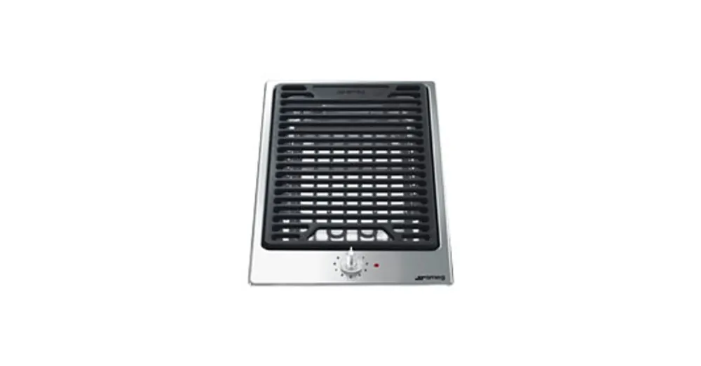 Gyors szállítás SMEG DOMINO GRILL FŐZŐLAP, Classic design, 31 cm, 1 főzőzóna, inox