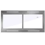 NODOR - Páraelszívó NorBreeze ISLA DEIMOS 1400 TWIN RF Hob to Hood Szuper akció