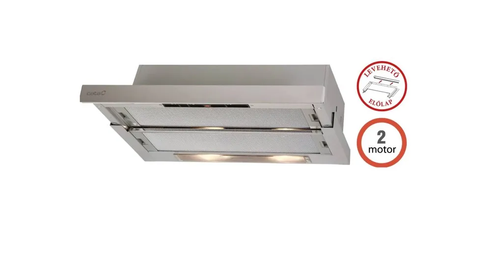 Azonnal elérhető Cata - Páraelszívó TF-5260 alu LED