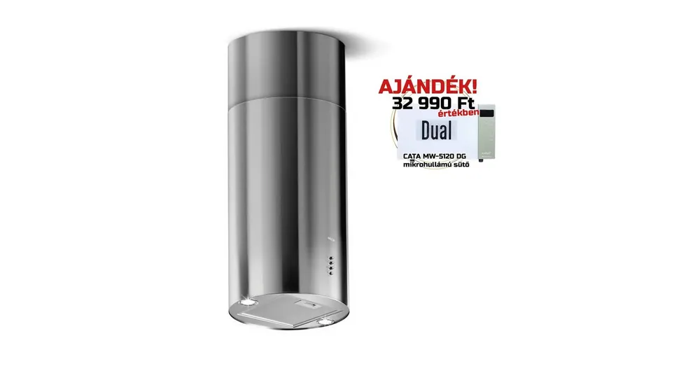 ELICA - Páraelszívó TUBE PRO ISLAND IX/A/43 + Mikro MW-5120B Kihagyhatatlan ajánlat