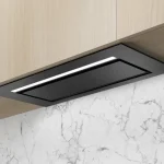 Ajánlat Ciarko Design AURA 55 cm fekete üveg beépíthető páraelszívó