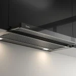 Alacsony ár Pando IES/90 inox/fekete üveg érintősz. teleszkópos páraelszívó