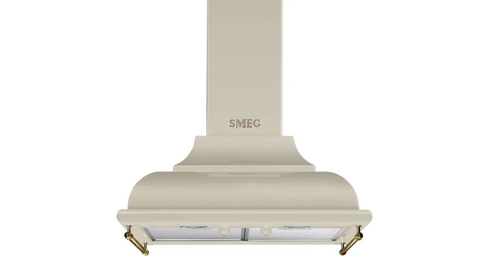 SMEG CORTINA design kürtős fali páraelszívó, 60 cm, bézs Szuper akció